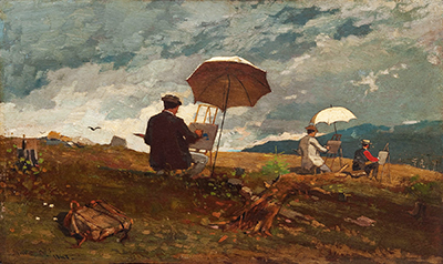 Artists Sketching in the White Mountains Winslow Homer